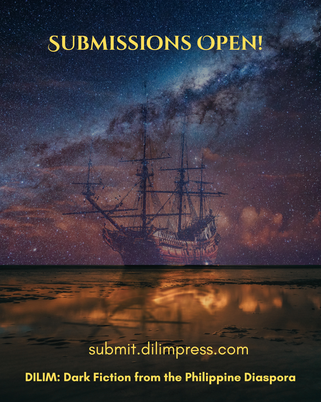 Submit your work to our inaugural anthology “Galleon Dreaming”