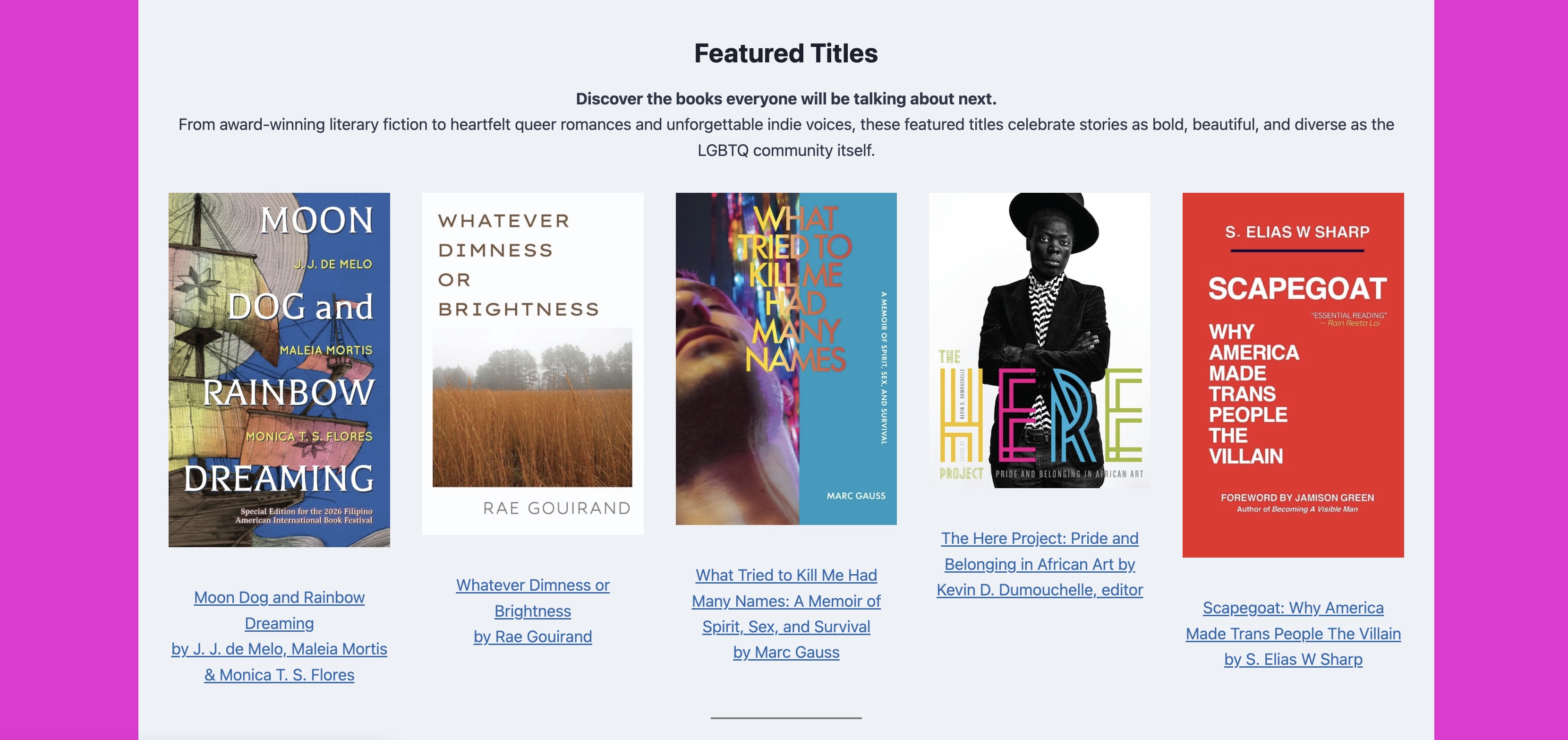 Visibility for Queer Pinoy authors for Filipino American History Month